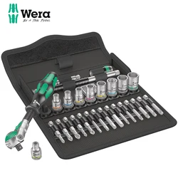 Wera 28 Pcs Zyklop Speed Ratchet Socket Wrench Set 1/4