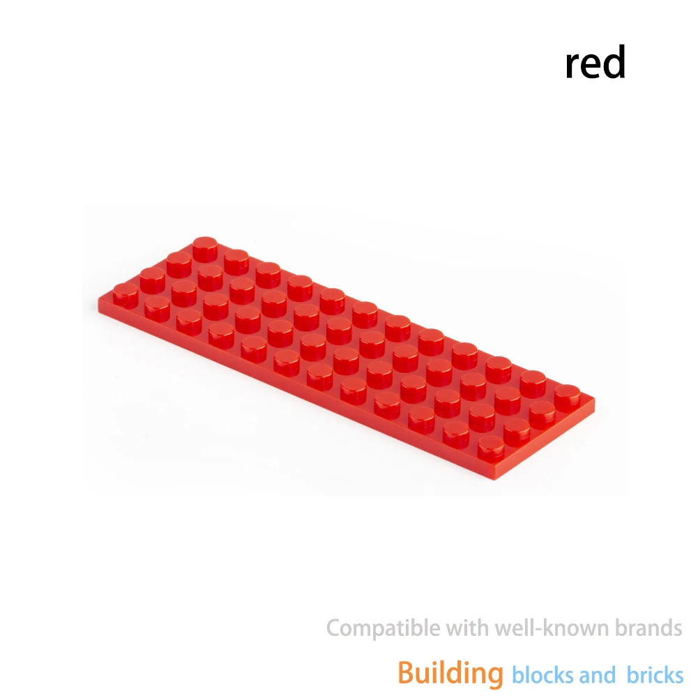 10pcs Moc Small Size Base Plate 4x12 3029 DIY Building Blocks Bricks Compatible with Creative Enlighten Toys