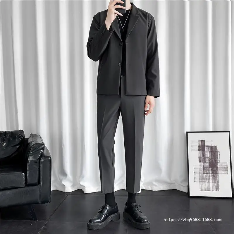 1-A92   Casual Suit New Jacket Men\'s Dress Professional Wedding Best Man Business Suit Three-Piece Suit