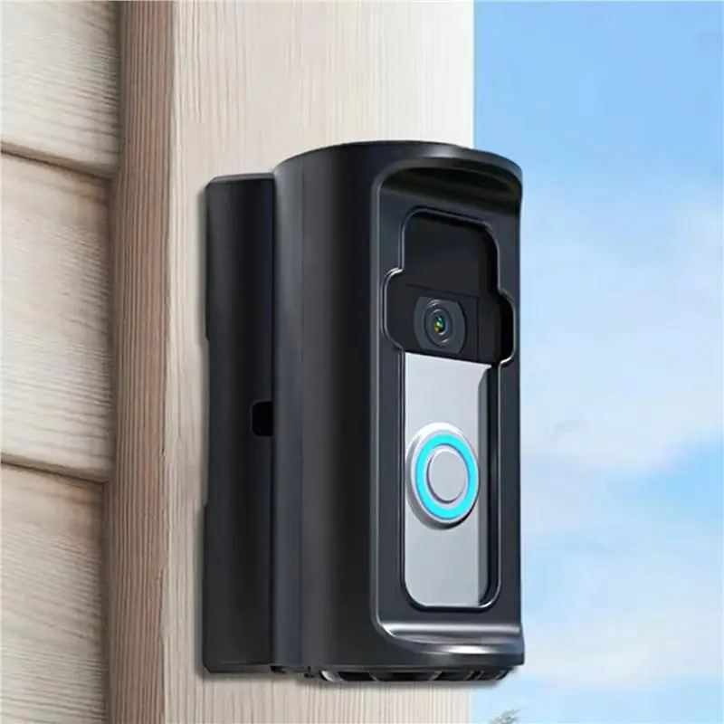 2X NEW Ring Doorbell Mount No Drill Ring Door Holder Doorbell Mount No Drill Adjustable Ring Doorbell Case -A86G