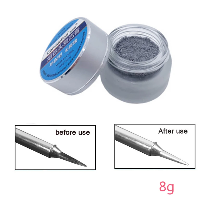 

8g Lead-Free Electrical Soldering Tip Refresher Solder Cream Clean Paste for Oxide Solder Iron Tip Head Resurrection Repair Tool