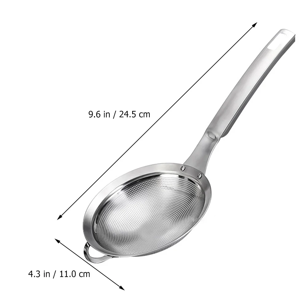 

1Pcs Stainless Steel Filtering Filter Spoon Fine Mesh Colander Kitchen Hot Pot Oil Soybean Milk Skimmer Strainer