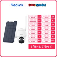 Reolink 4G Solar Camera 5MP Outdoor Wireless Security Camera Pan-Tilt Protection Color Night Vision Two-Way Audio IP Camera