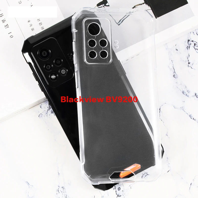 Anti-knock Phone Cover For Blackview BV9200 Case Ultra Thin Clear Soft TPU Case For Blackview BV9200 BV 9200 Couqe Funda 6.58\