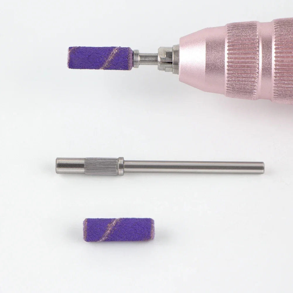 3.1Mm Mini Schuurbanden Roestvrijstalen Mini Zandbanden As Nagel Boor Bits Voor Manicure Polijsten Manicure Gereedschap Accessoire