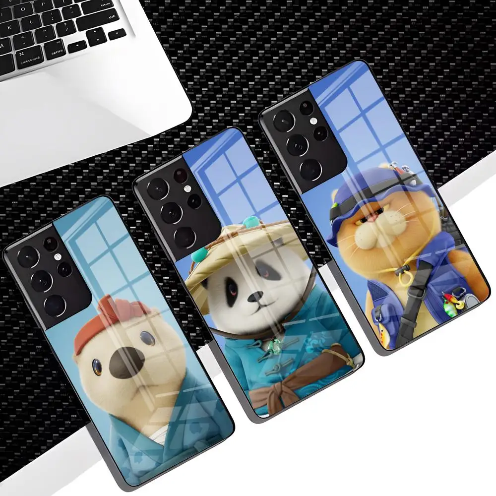 Game Party Animals Phone Case For Samsung S26 S25 S24 S23 S22 Ultra Plus FE A57 A37 A17 A27 5G Glass Cover