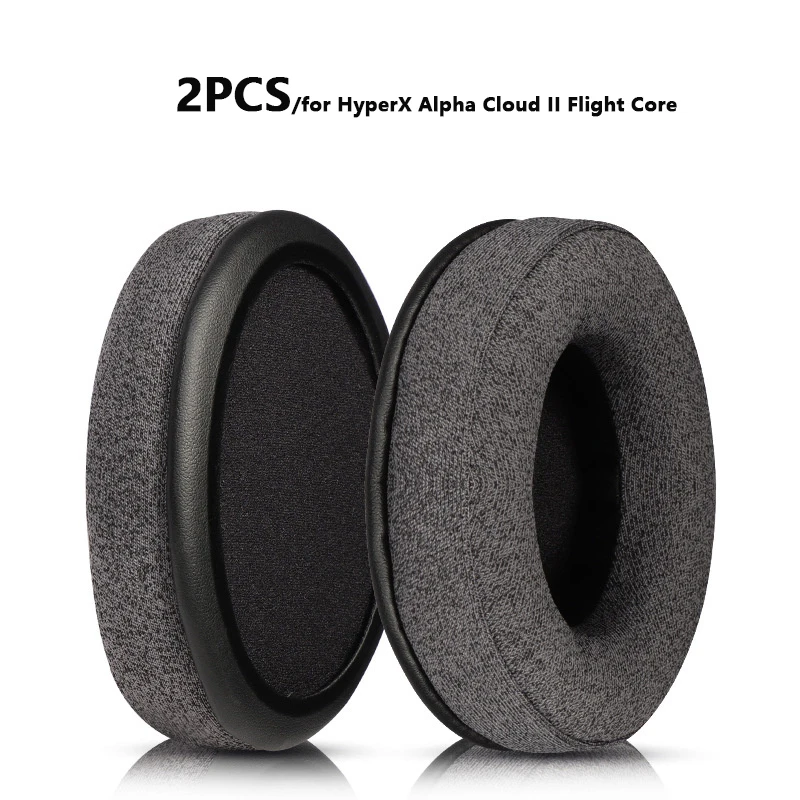Replacement Skin-Friendly Cloth Leather Earpads For HyperX Alpha Cloud 1/2 Headphones Headband Ear Cushion
