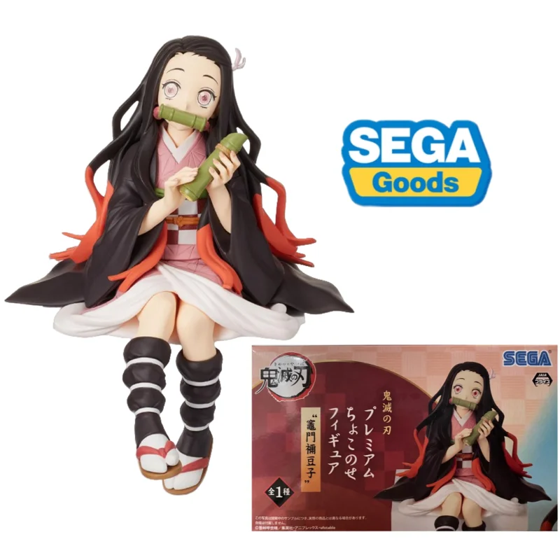 

In Stock Original SEGA Demon Slayer: Kimetsu No Yaiba Kamado Nezuko Anime Figure Model Collection Noodle Stopper Figures Gifts