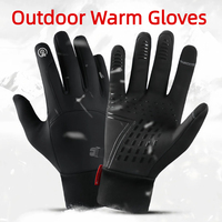 Winter Waterproof Cycling Gloves Touch Screen Bicycle Gloves Outdoor Scooter Windproof Riding Motorcycle Ski Warm Bike Gloves