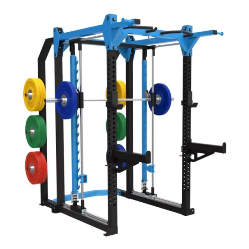 3D Squat Rack, Commercial Squat Smith Machine Trainer Gym