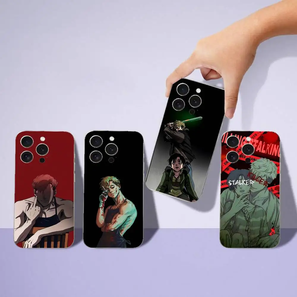 

C-Comics K-Killing Stalkings Phone Case For IPhone 17 16 15 14 Plus 13 12 11 Pro Max Phone Back Cover Transparen