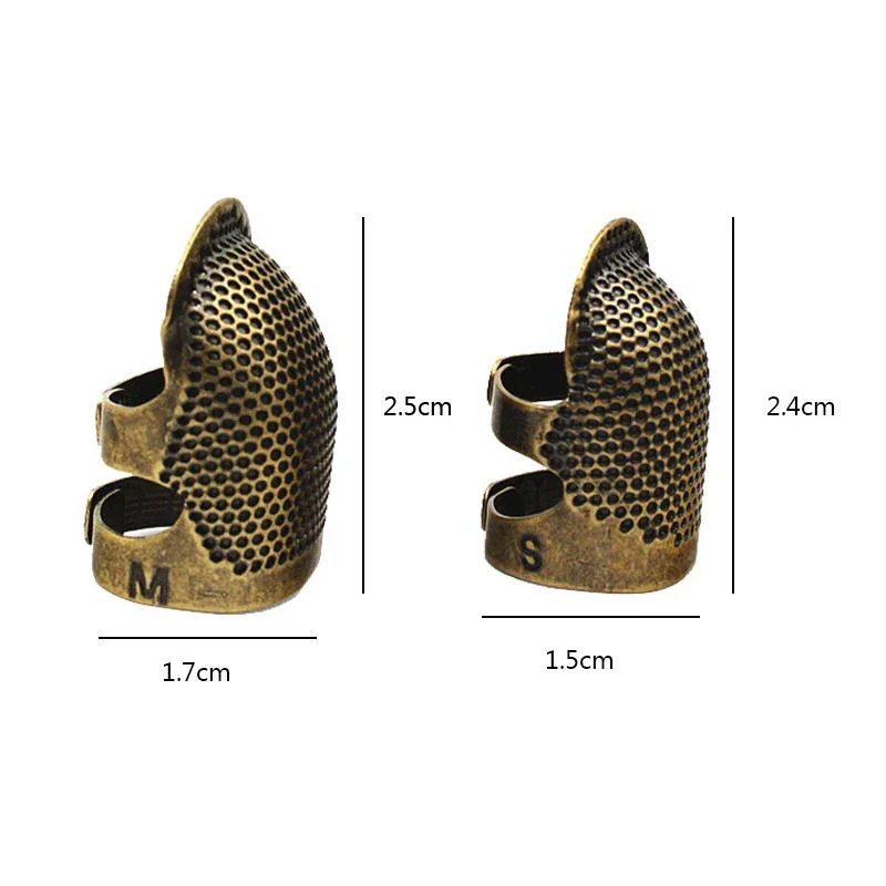 Household retro sewing thimble device sewing finger protection cover handmade needle thimble craft DIY sewing tool accessories