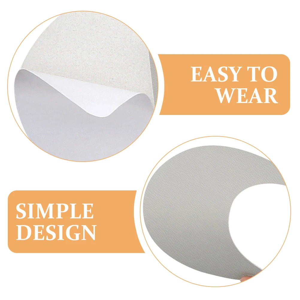 

12pcs Shoe Heel Repair Boot Repair Patches Adhesive Pu Patches For Worn-Out Heels Holes Durable Long-Lasting Multiple Color