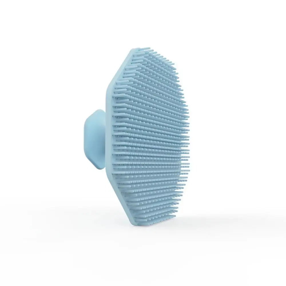 Hexagon Geometric Silicone Face Cleansing Brush Exfoliator Deep Cleaning Skin Care Scrub Cleanser Blackhead Removal Belt Sucker