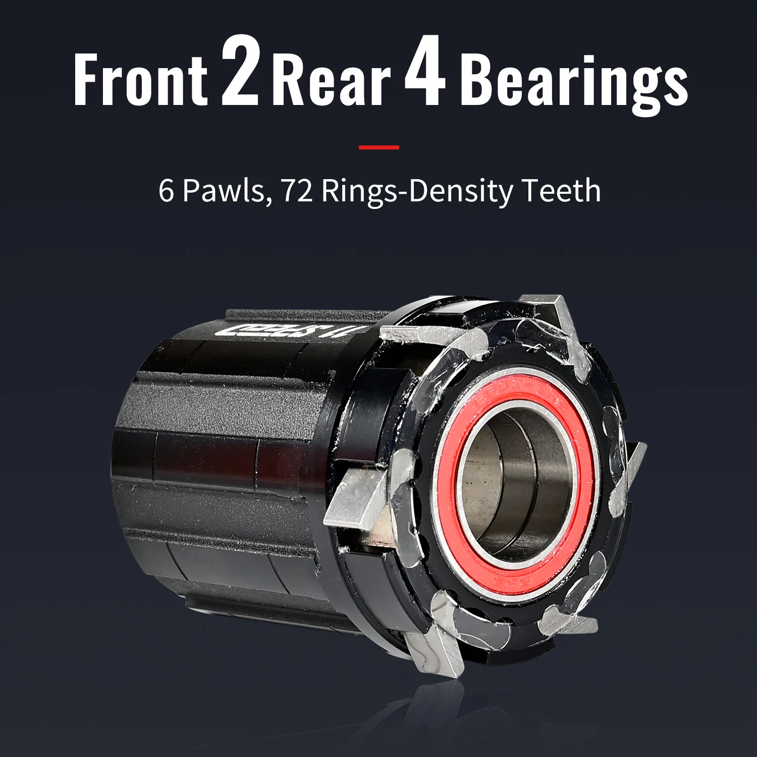 محور دفعة ، قرص سحب مستقيم ، فرامل ترباس ، 28 فتحة ، 6 باولز ، 72 نقرة ، دراجة MTB ، ركوب الدراجات ، دراجة ، 8 ، 9 ، 10 ، 11 ، 12 سرعة #6