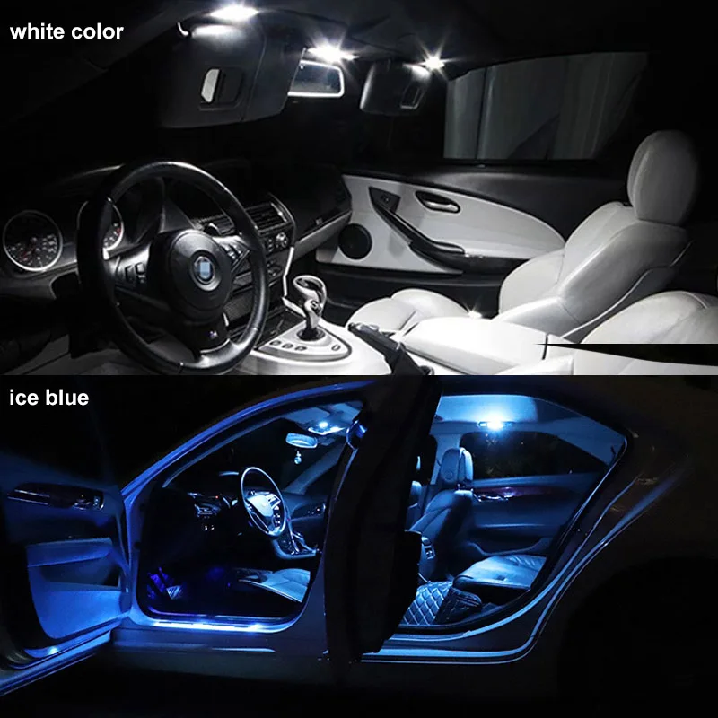 Canbus Led Interior Light Kit For Skoda Fabia MK1 6Y 1999 2000 2001 2002 2003 2004 2005 2006 2007 Map Dome Trunk