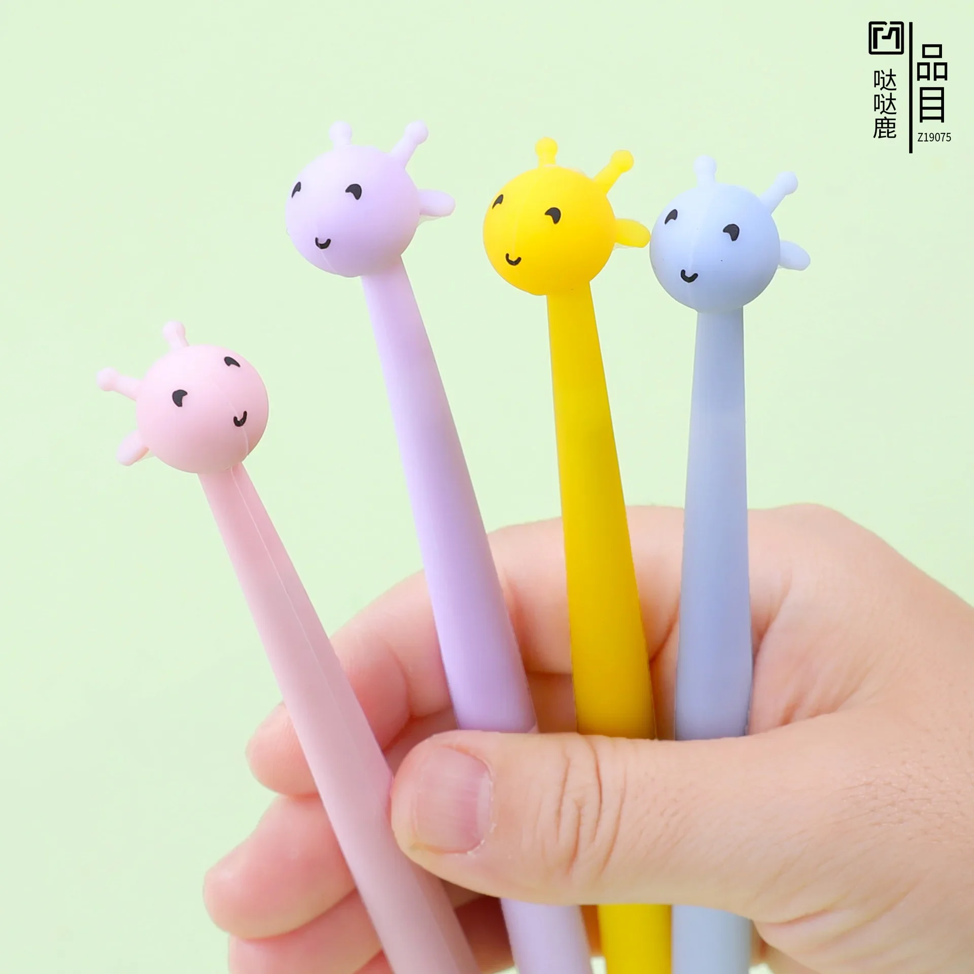 48PCS Creative Cartoon Animal Gift Deer Neutral Pen Black Water Pen Small Fresh Signature Pen