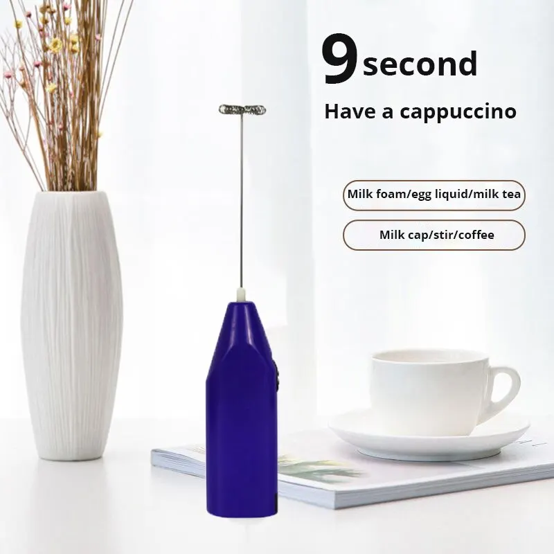 Mini Electric Coffee Blender Handheld Eggbeater Bubble Drink Stir Bar Creative Electric Whisk Mixer Milk Whisk