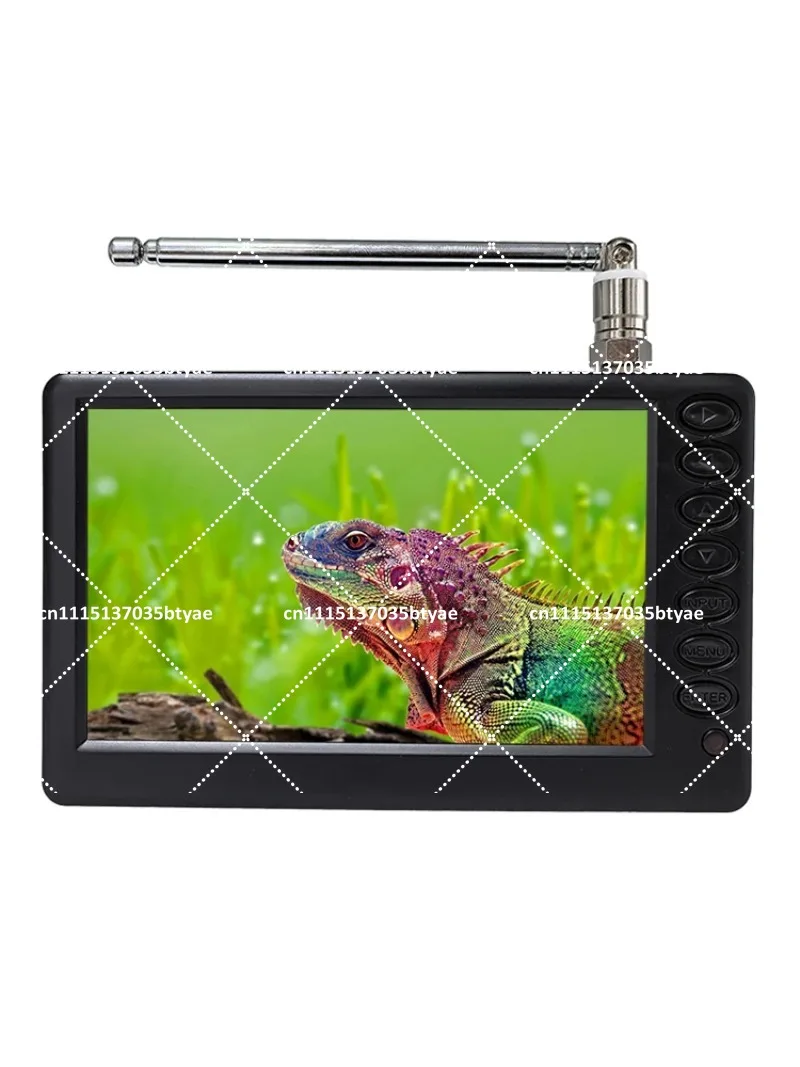 Small TV 5 Inch Portable LED Television Support DVB-T DVB-T2 ATSC ISDB Rechargeable Digital TV