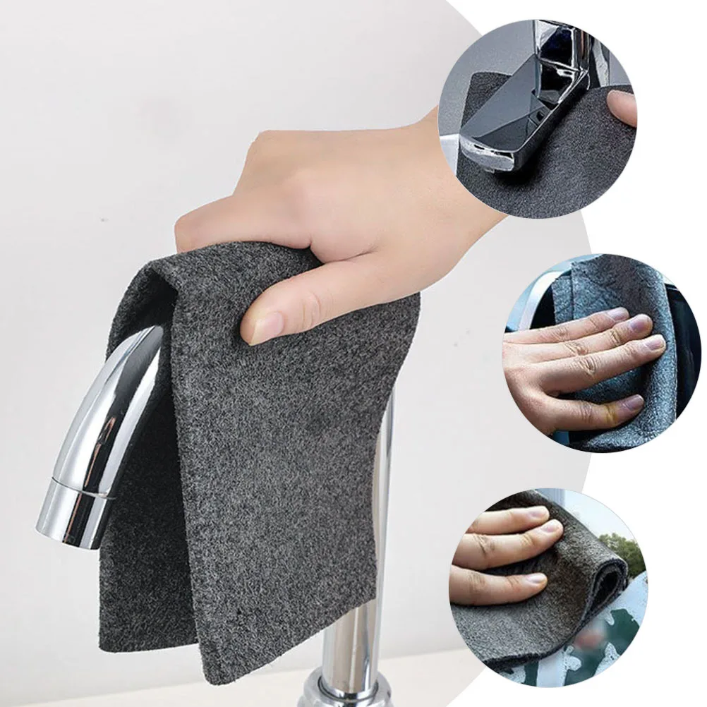 

10Pcs Premium Microfiber Towels Super Absorbent Washable Rags for Kitchen Window Car Dusting Cleaning Supplies