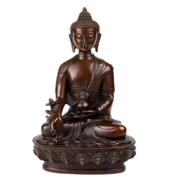 Temple Buddhist bless family home Safety wealth efficacious Pharmacist Buddha the Medicine GOOD statue