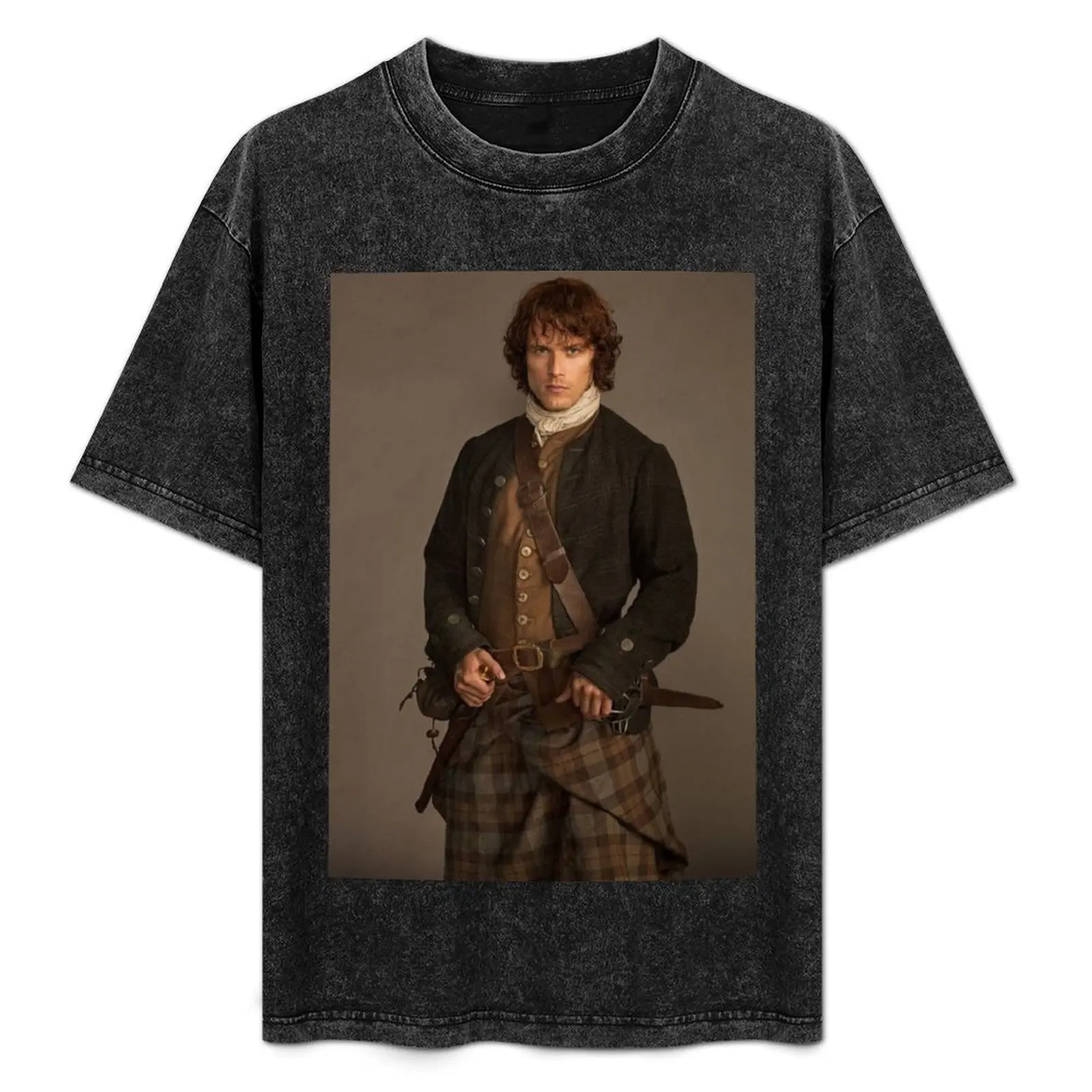 

Футболка Sam Heughan больших размеров с коротким рукавом
