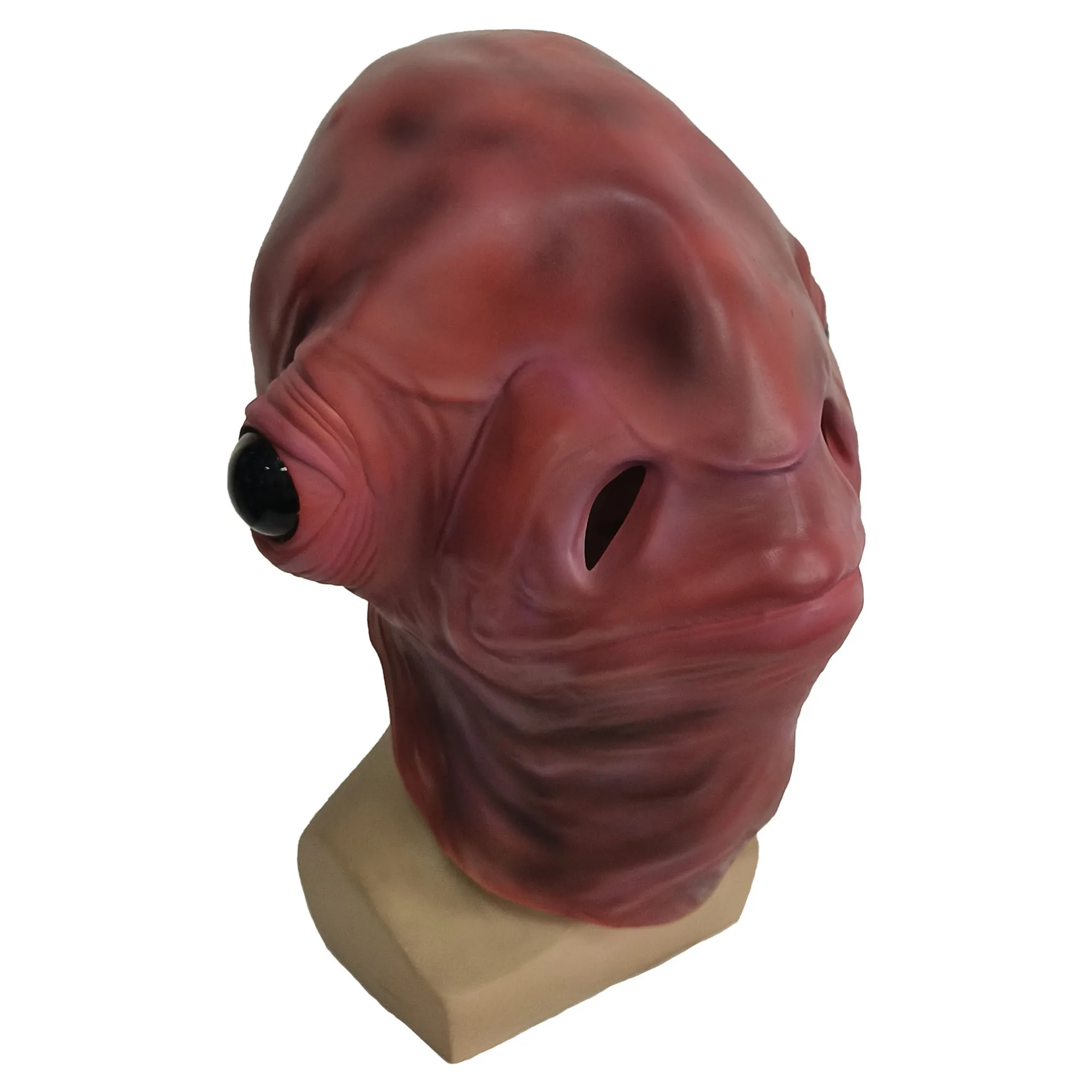 Topeng Latex Kepala Penuh Alie - Latex Alien Mask Realistic ulasan dan harga