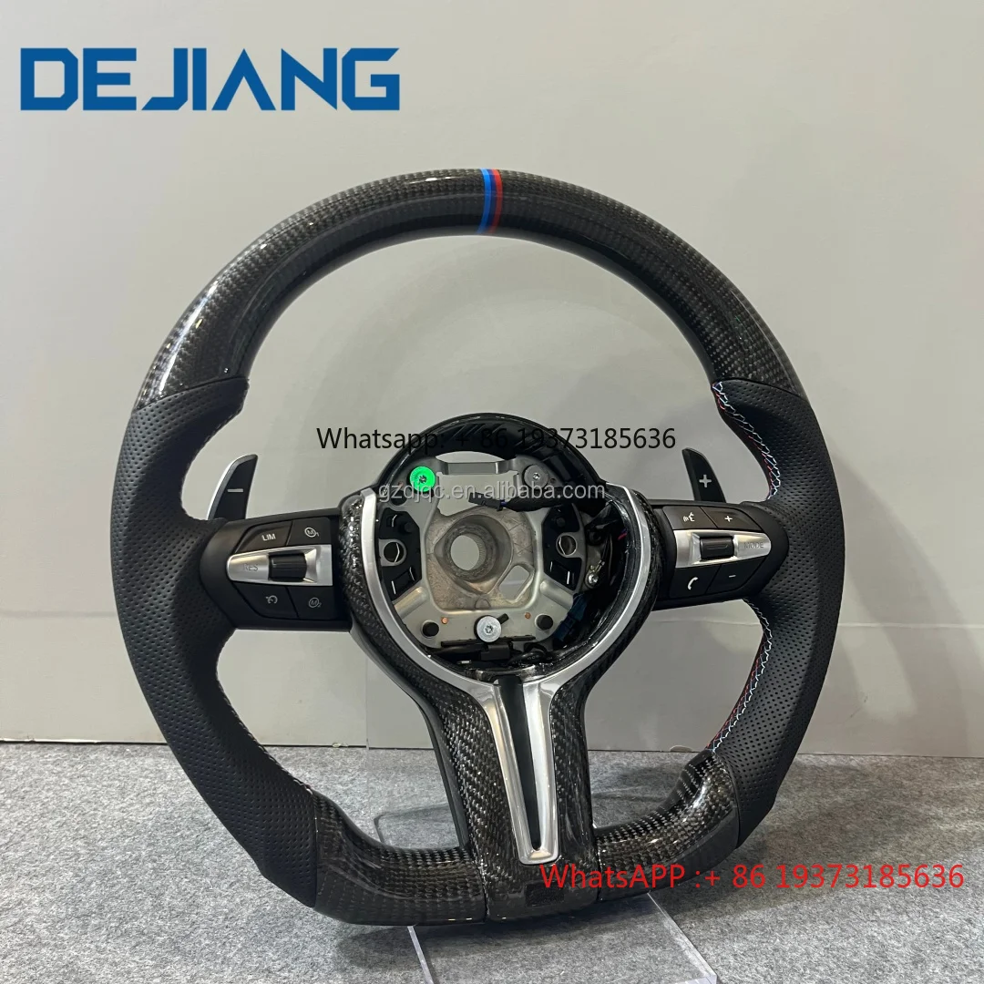 Customized Carbon Fiber Leather Steering Wheel for BMW F01 F20 F30 F31 F32 F25 M3 M5 X1 X2 X3 F15 F16 F21 F22 Plug Andplay