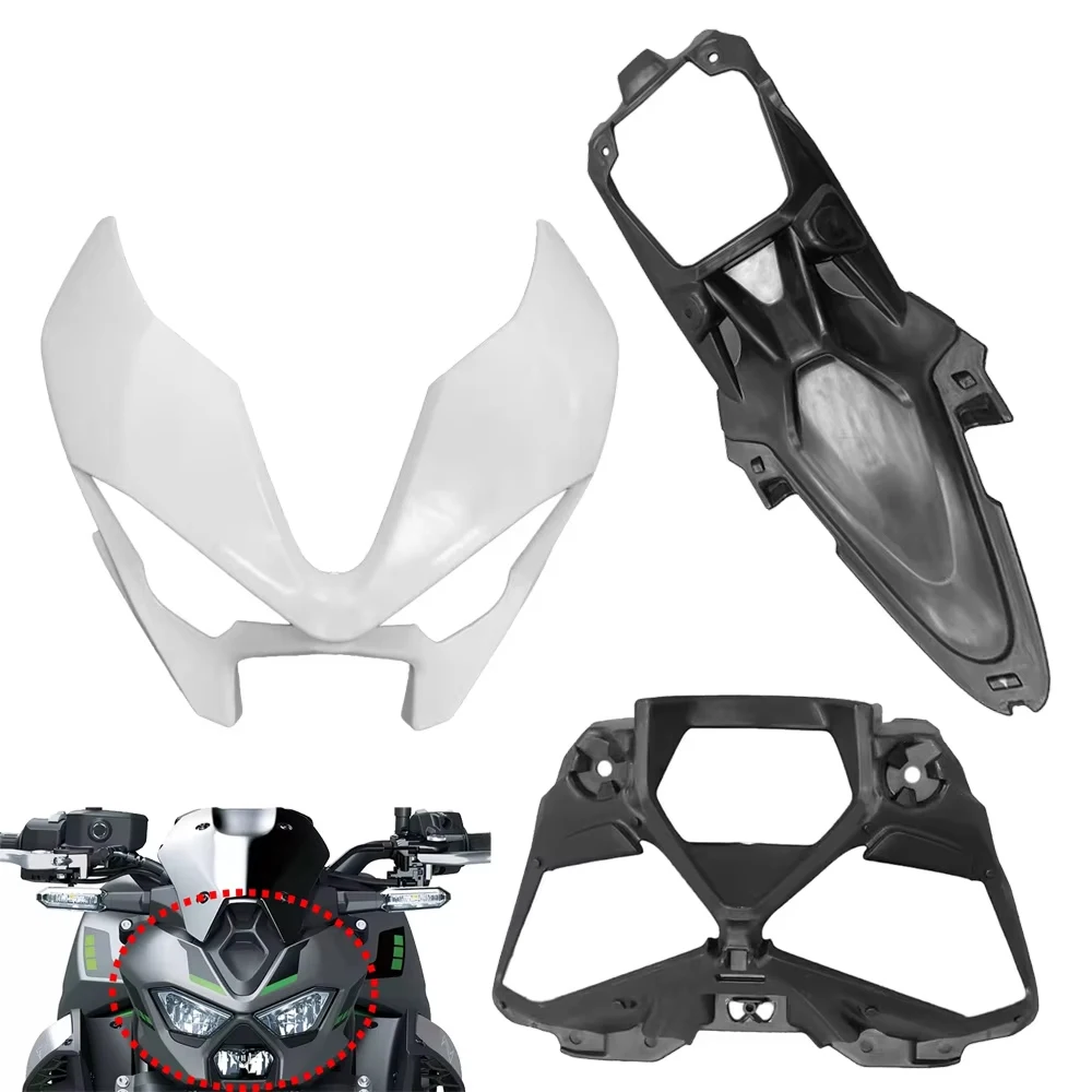 

For Kawasaki Z900 Z900SE 2025 2026 Z 900 Headlamp Internal Upper Fairing Cover Protective Motorcycle Front Headlight Panel Guar