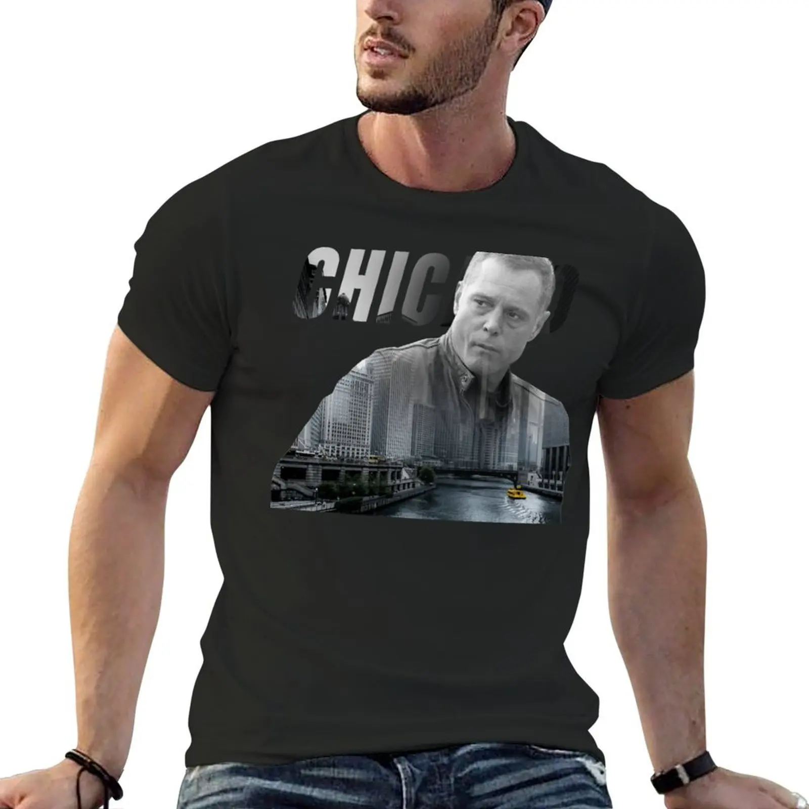 Hank Voight from Chicago PD T-Shirt essential t shirt summer top sublime fitted t shirts for men