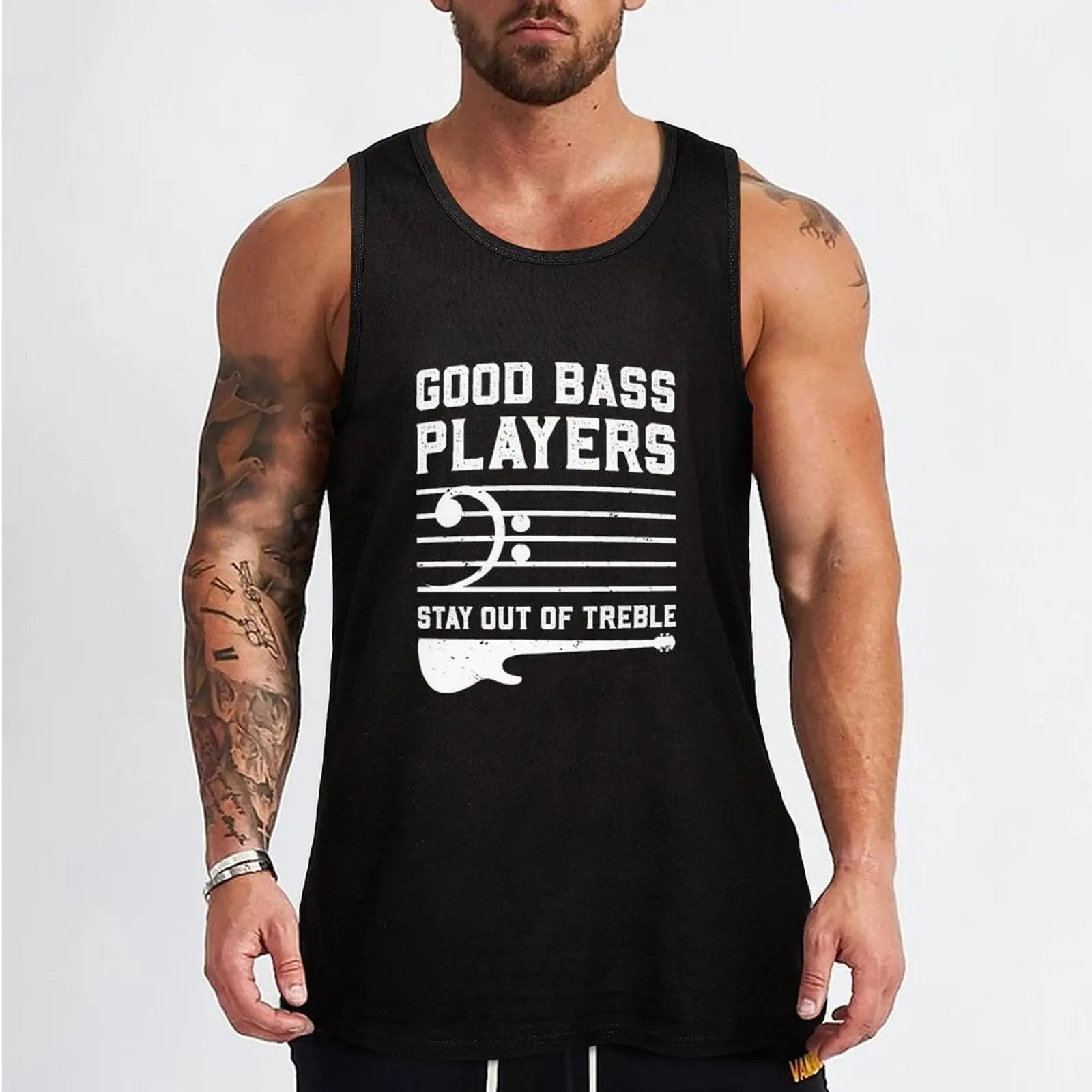 bass player Tank Top summer clothes men 2024 Sportswear for men