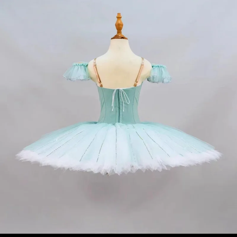 Robe tutu de ballet haut de gamme personnalisée Mizusawa fée solo variation robe de compétition Macaron vert