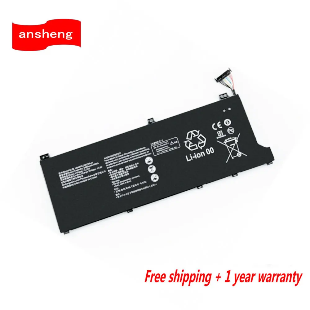 

15,28 В, 3665 мАч, 56 Втч HB4692Z9ECW-41, аккумулятор для ноутбука Huawei Honor MateBook D14-53010TVS Magicbook 14 NBLK-WAX9X 4ICP5/62/81