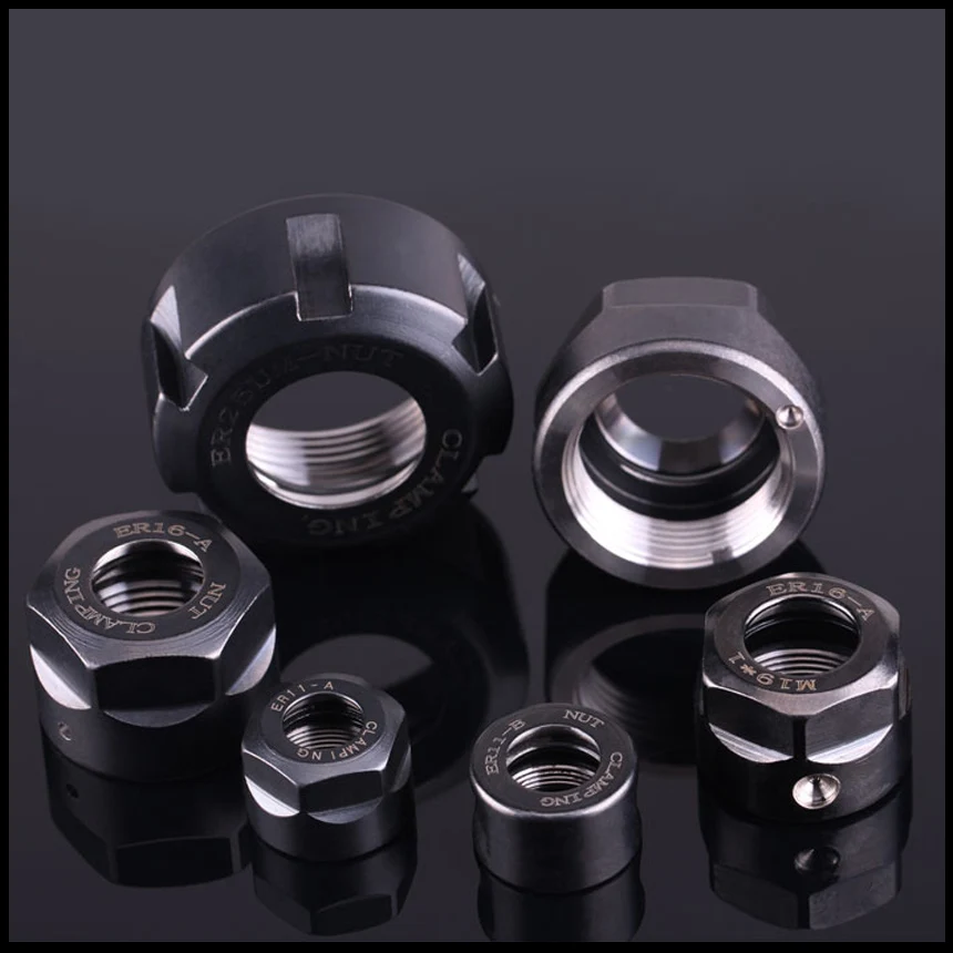 

1pc ER11-A ER16-A ER20-A A Type High Precision CNC Milling Chuck Holder Lathe Router Engraving Spring Collect Clamping Nut