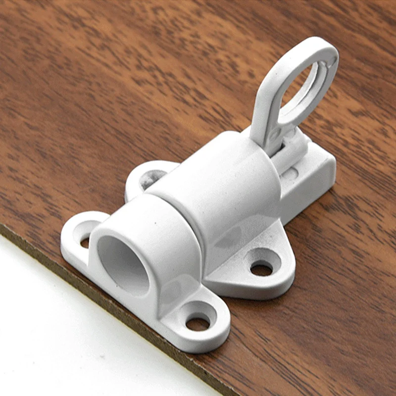 Aluminum Alloy Security Automatic Window Gate Lock Spring Bounce Door Bolt Latch
