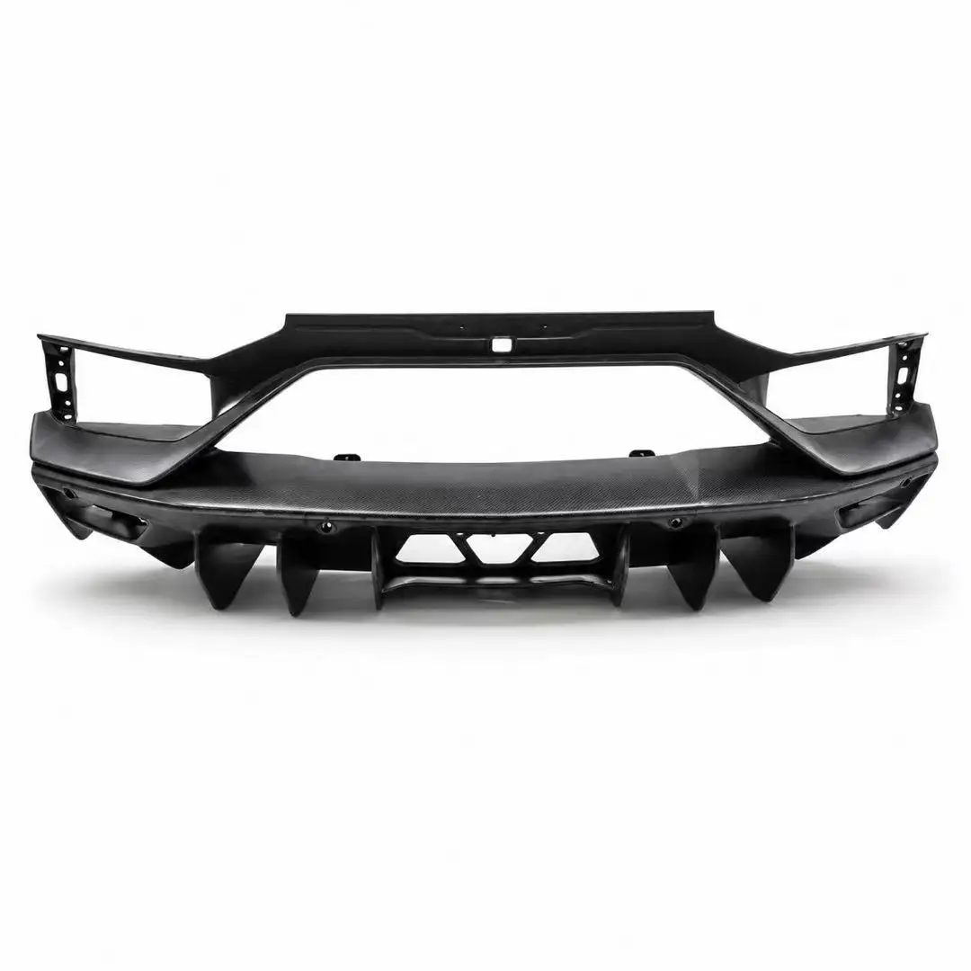 Auto Spare Parts Waterproof Black Carbon Fiber Automotive Rear Bumper for All Cars-Retrofit/Upgrade