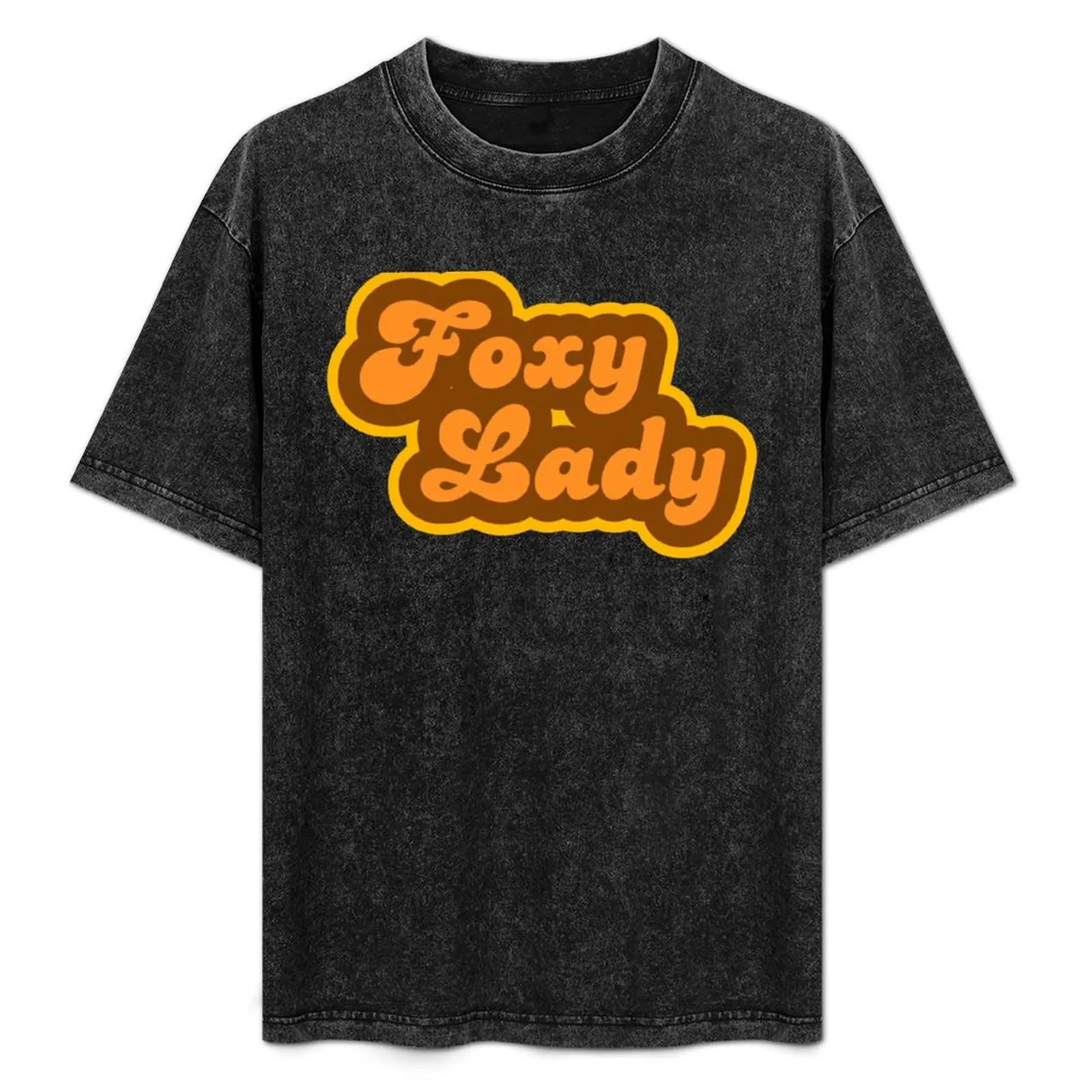 Foxy Lady - Retro 70s - Logo T-Shirt plus size clothes blacks shirts graphic tees vintage graphic tee T-shirt men