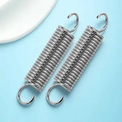 

2Pcs Hammock Spring Hooks Adjustable Steel Hook Set for Home Office Space Saving Hammock Spring Hook Swing Chair Hanging Hooks