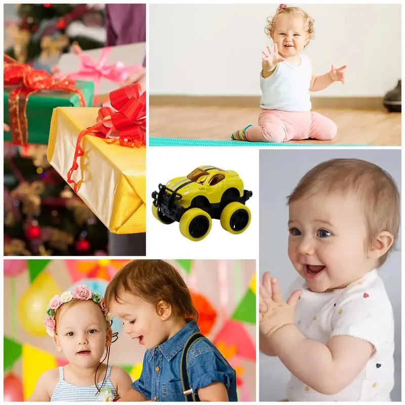 Frictieaangedreven Auto Off-Road Auto Model Push And Go Traagheid Speelgoed Wrijving Aangedreven Speelgoedauto Met Felle Kleuren Voor Oude Kinderen