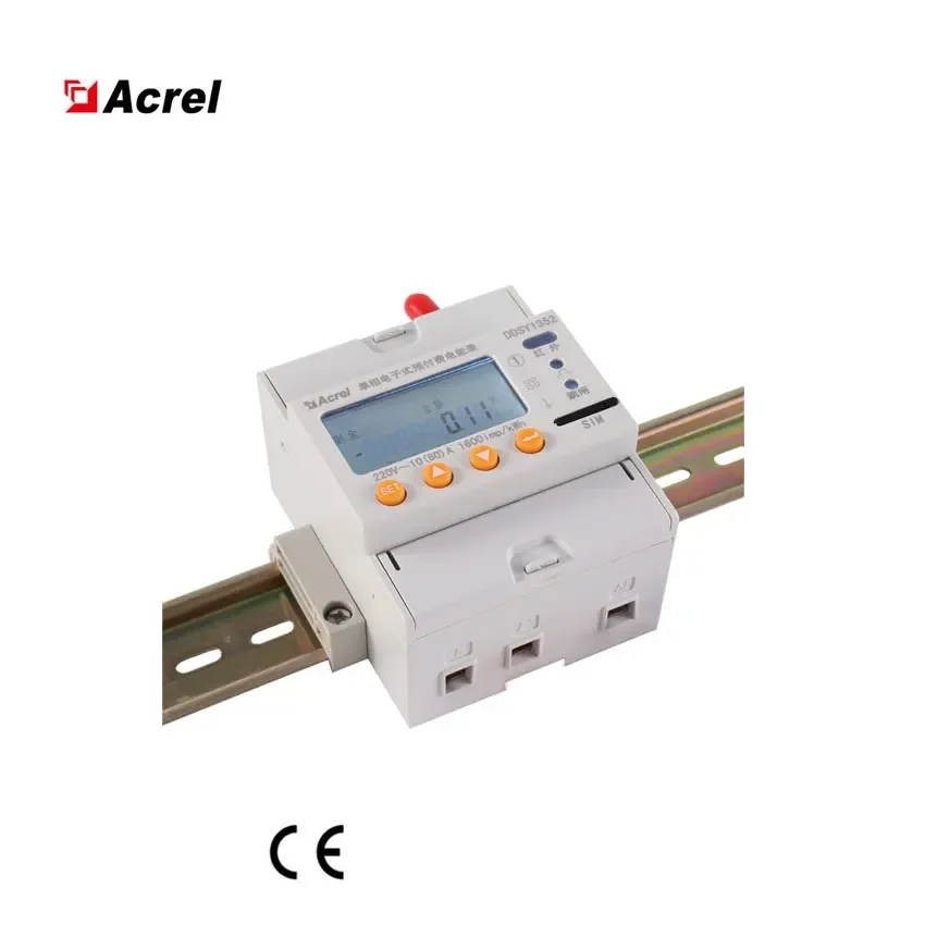 

Factory Single Phase Two Wire Electronic LCD Prepaid Energy Meter electricity prepayment watt hour Analog Meter