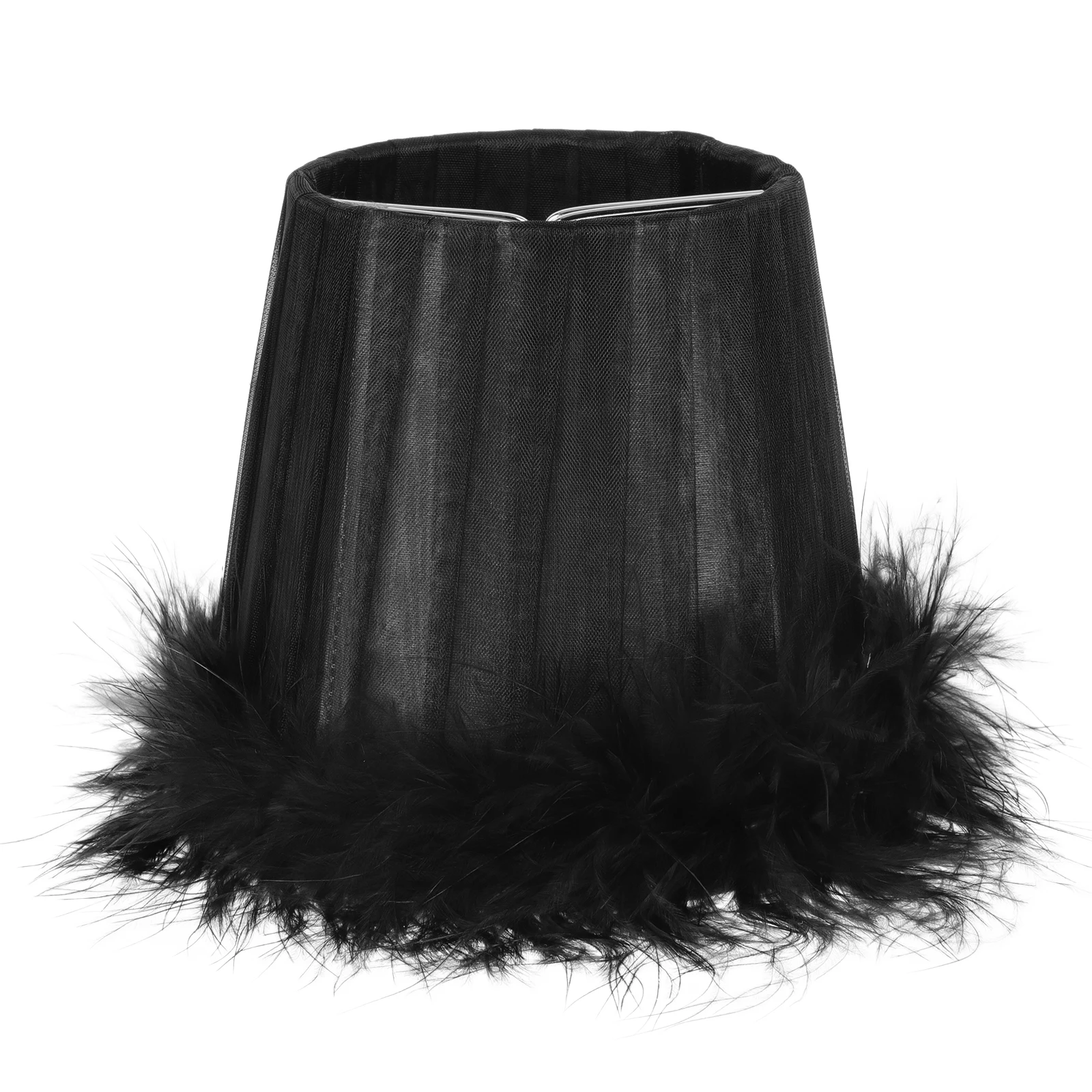 

1Pcs Lampshade Chic Style Cloth Light Cover Indoor Bedside Table Lamp Decor Accessory Durable Elegant Light Protection