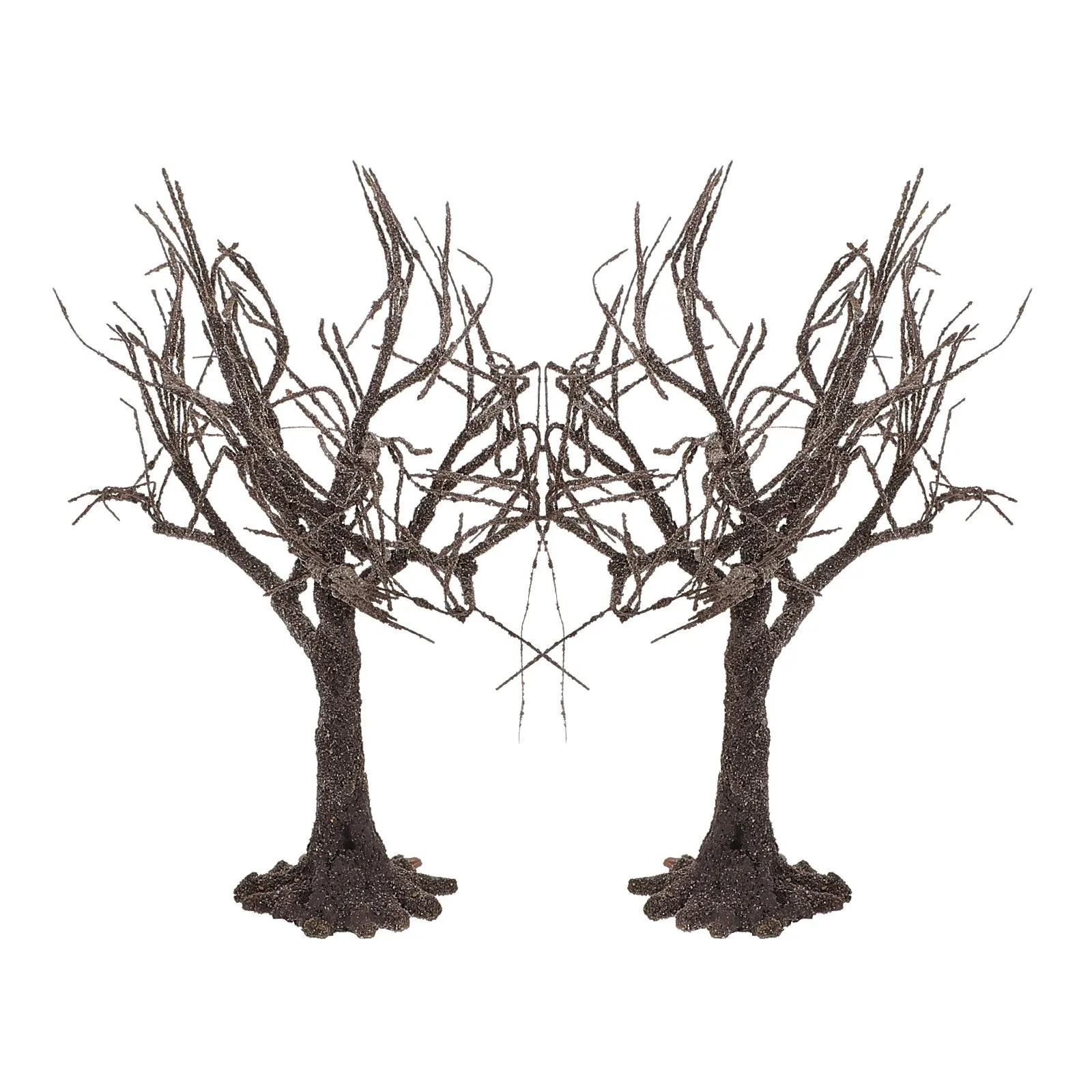 

2Pcs Sand Table Trees Realistic Trunks 10Cm for Architectural Scenery Miniature Landscape Decorations Fake Trees for Crafts