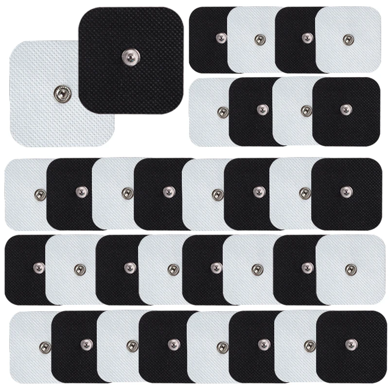 

5*5 см сменные подушечки для блока TENS, нетканые самоклеящиеся для цифрового массажера, терапевтические патчи, наклейка для тела для облегчения боли