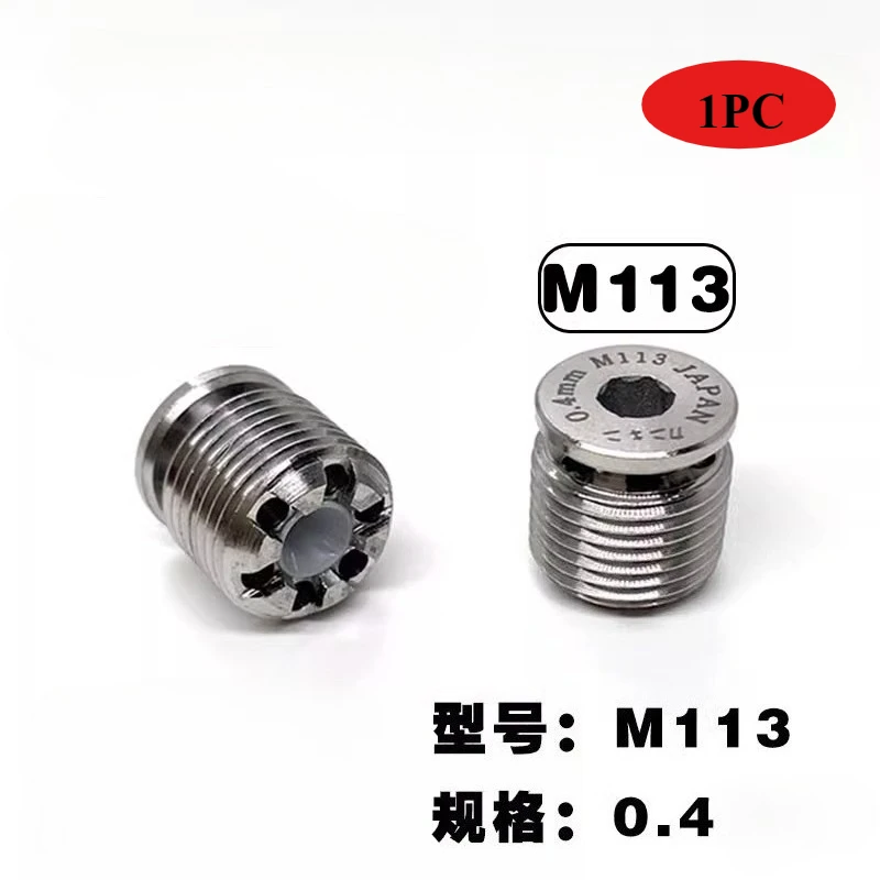 

X053C241G52 M113 edm Set Screw Ø0.4mm Upper & Lower for Mit subishi DWC-H1,HA,SA,SB series machines. X053-C241-G52