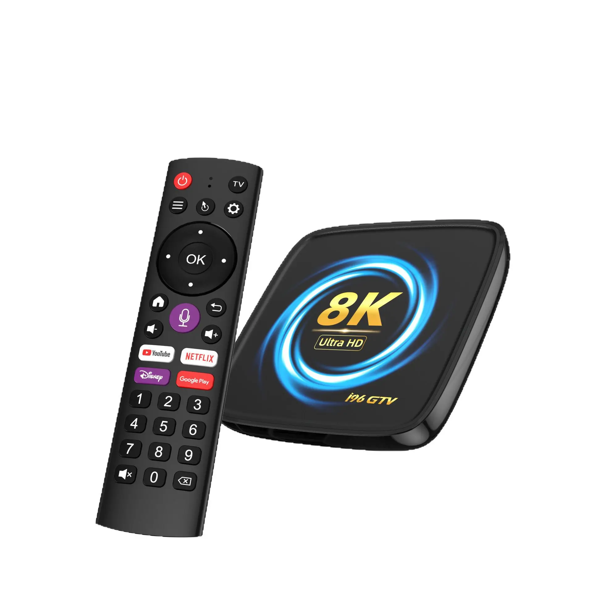 Android Tv Box Certificado 8k I96 GTV Rk3528 Core 2025 Set Top Box Android 13 Smart Onn Streaming 4k Android Tv Box