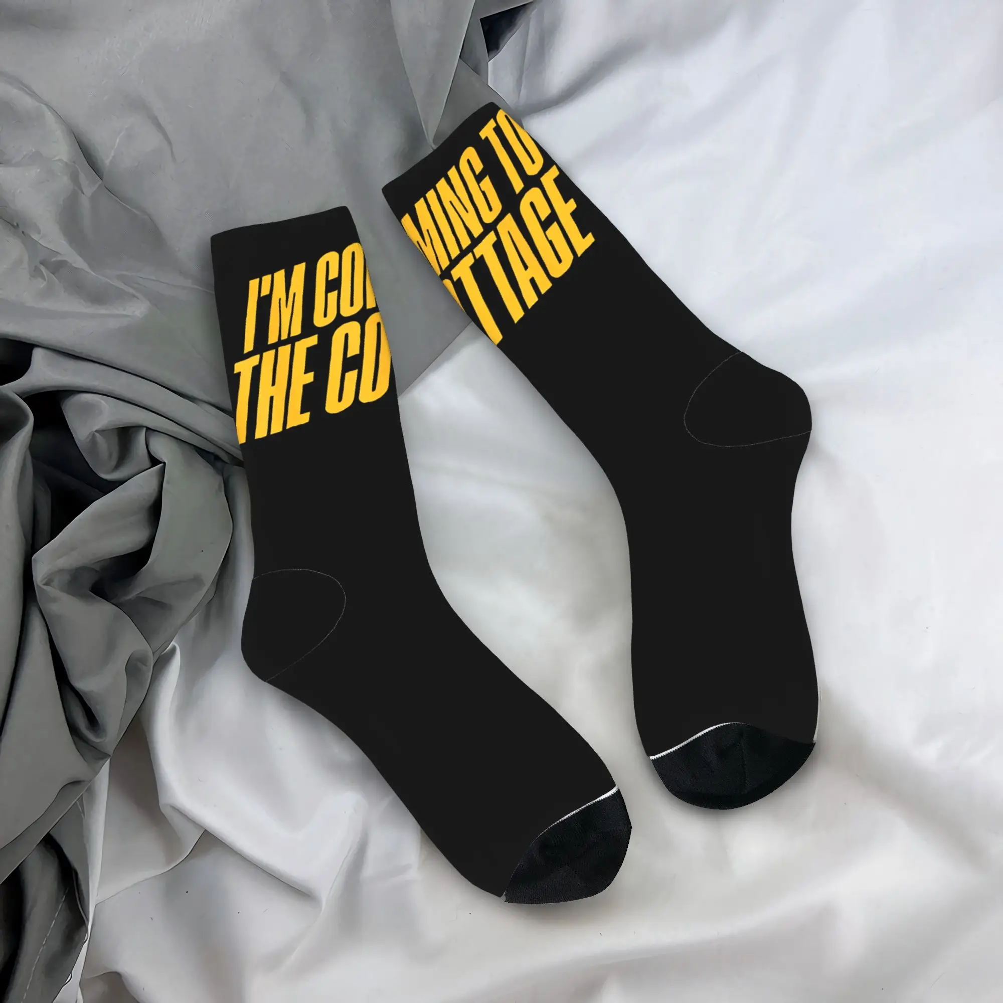 

Hollander I am Coming to the Cottage Socks Modern Stockings Spring Anti Sweat Unisex Men Socks Soft Printed Running Socks