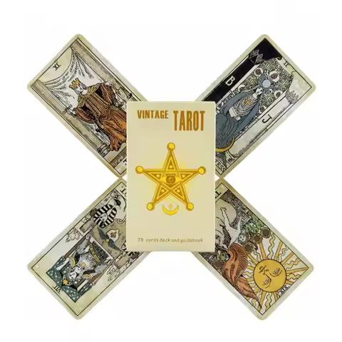 The Rider Vintage Tarot Cards A New 78 Deck With Paper Book Oracle English Divination Edition Borad Playing Games