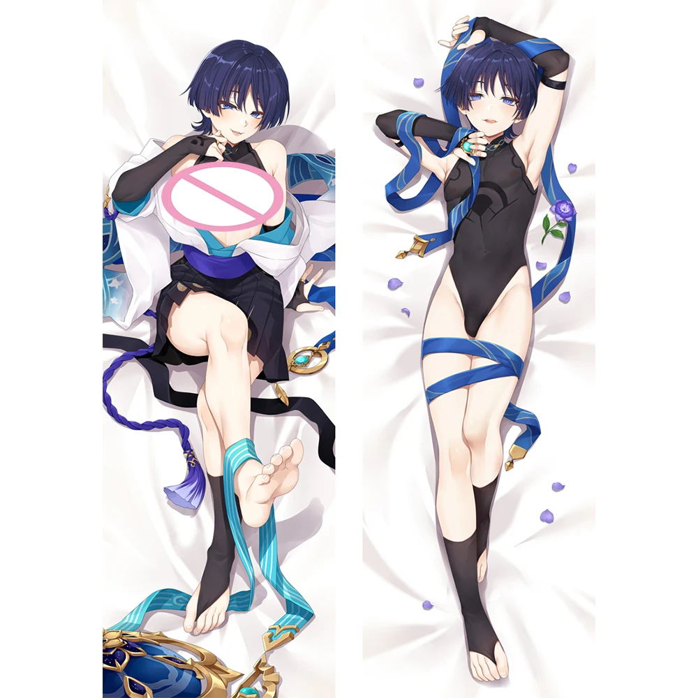 Genshin Impact Scaramouche Dakimakura Double-sided Game Pillowcase Peach Skin Cover Cartoon Anime Hugging Body Pillow Cover