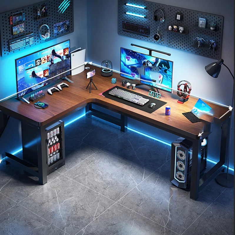 Gamer Computer Desks Bedroom Auxiliary Standing Desktops Gaming Desk Organizer StudentEscritorio Oficina Office Work Furniture