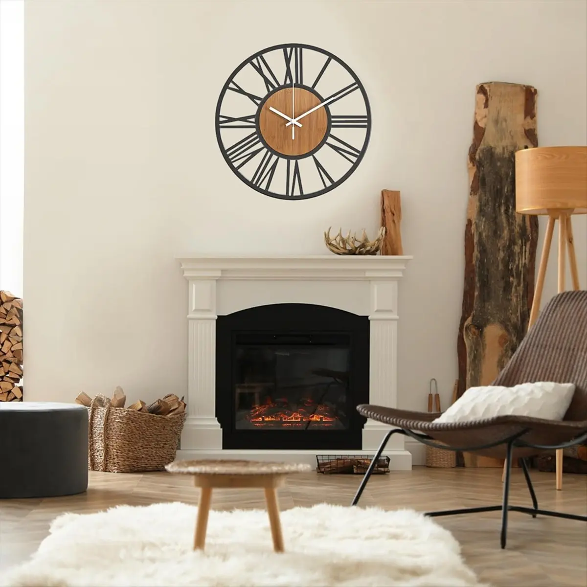 618 Mega Sale Wall Clock for Living Room Decor 16 Inches Silent Non Ticking Wood Clocks for Dining Room,Bedroom Clock Wall Decor